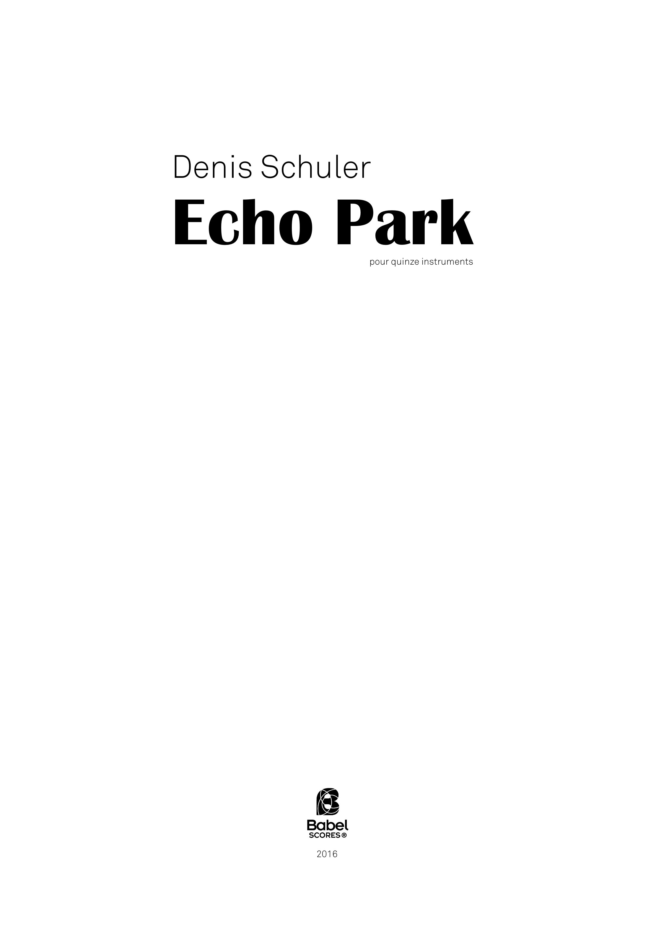 Echo Park A3 z 2 1 69